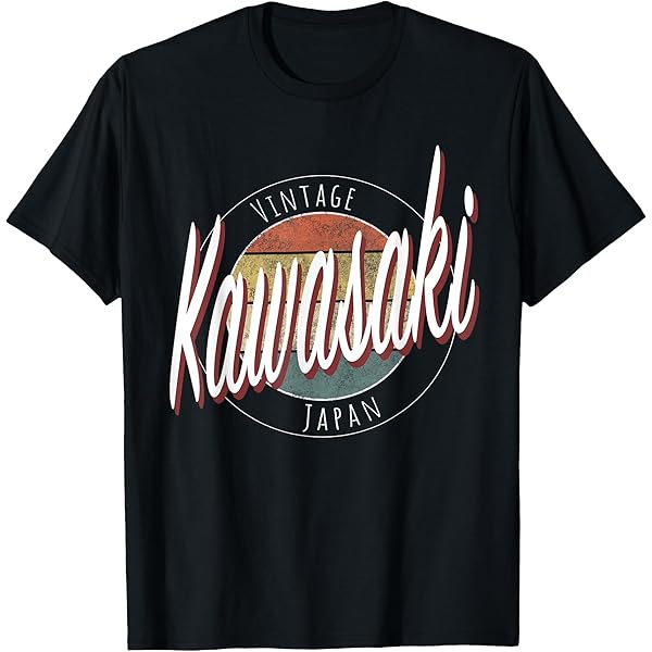 Amazon.com: Vintage Kawasaki Japan design T-Shirt : Clothing
